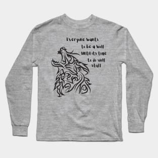 Do Wolf Stuff Long Sleeve T-Shirt